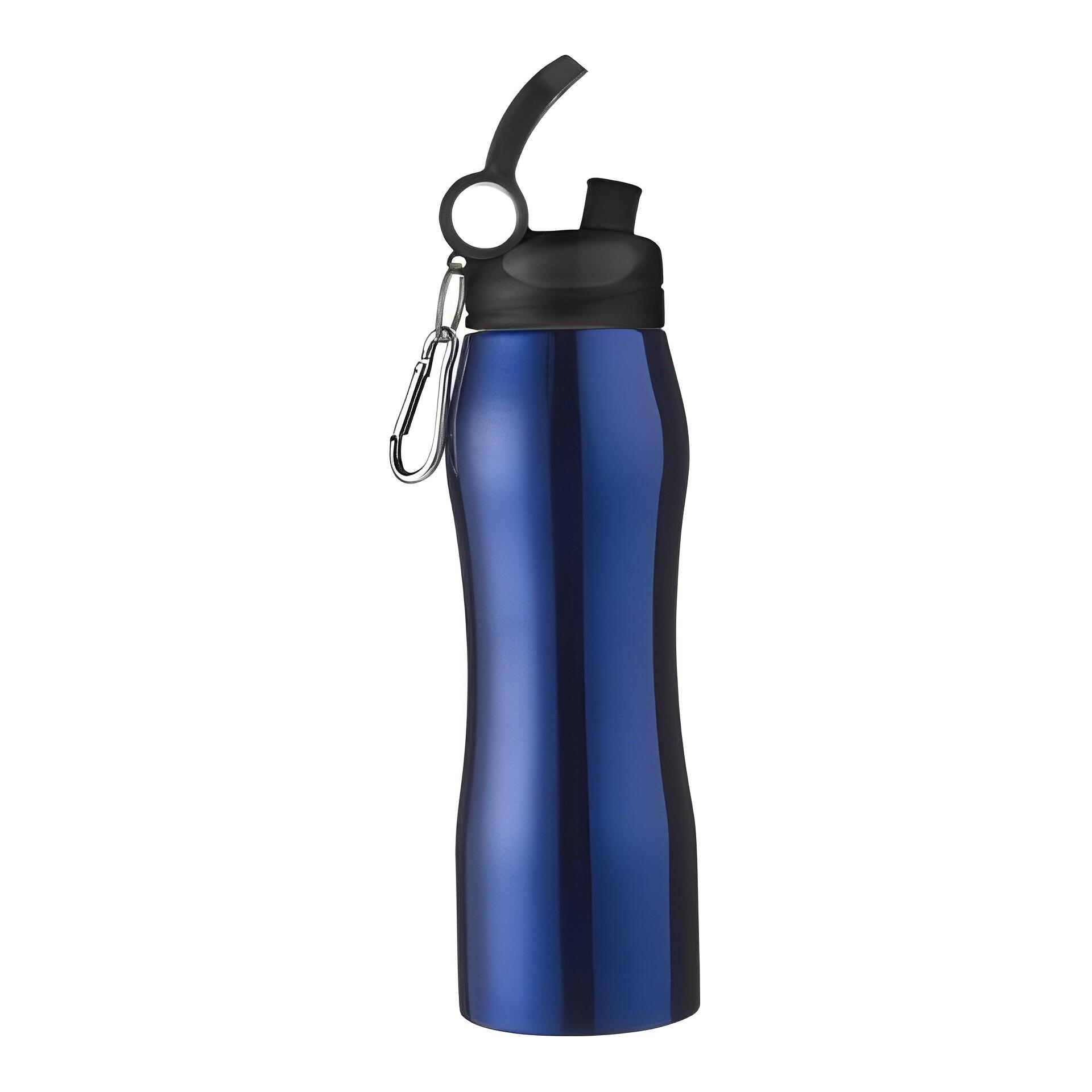 Edelstahl Trinkflasche 750 ml Doppelwandig Isoliert Flasche Auslaufsicher Blau 2/6