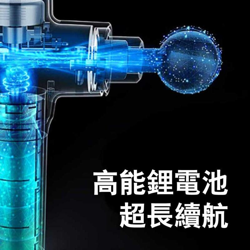 A2S Upgraded Fascial Massage Gun (4 Massage Heads) - Carbon Fibre Color
