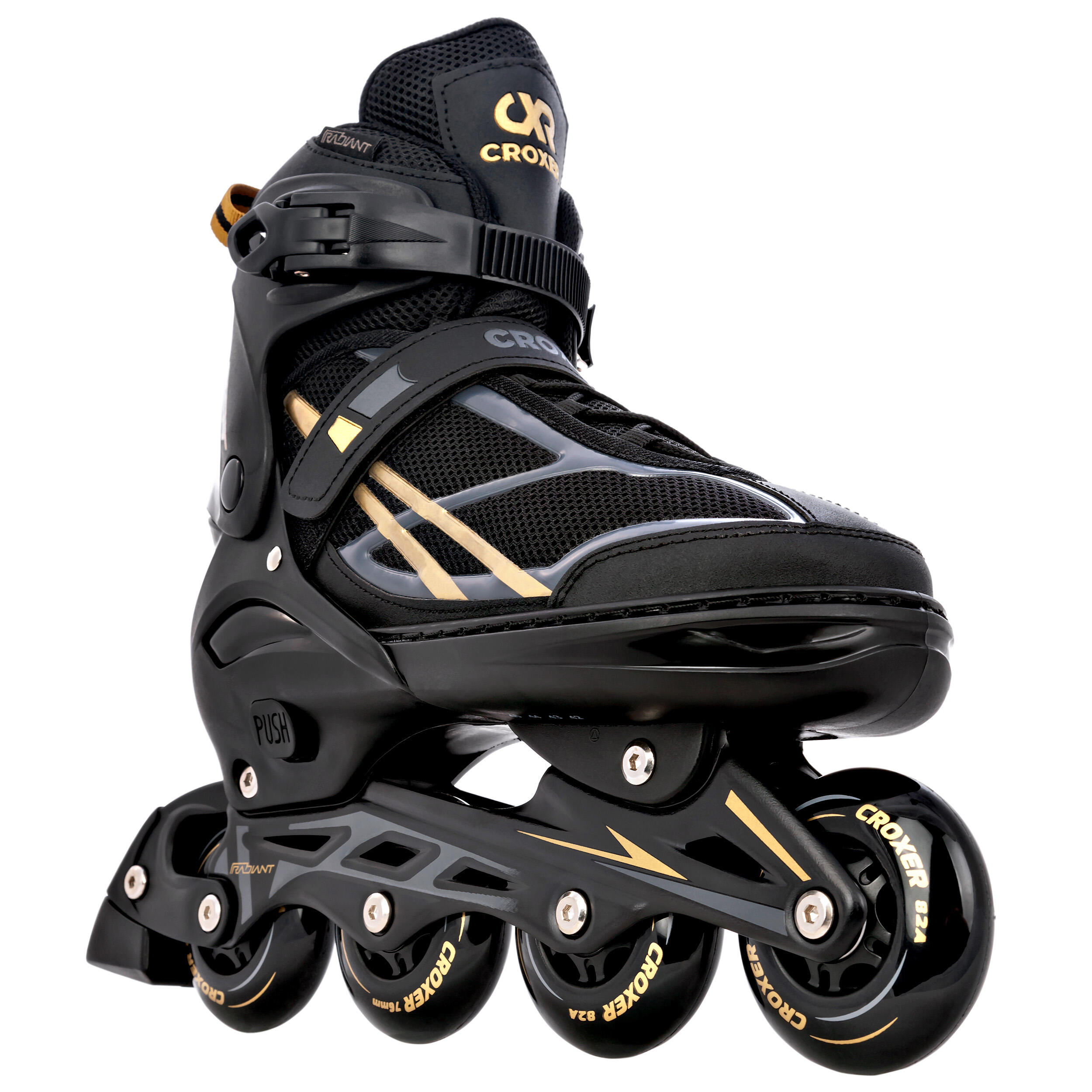 CROXER Verstellbare Rollschuhe Radiant Gold Abec-9