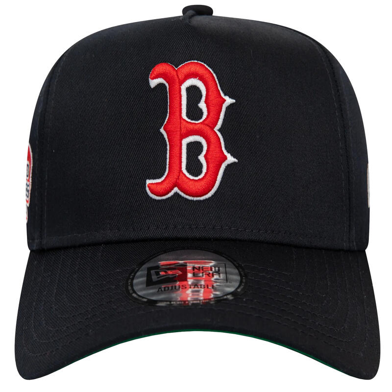 Férfi baseball sapka, Boston Red Sox World Series Patch Cap, sötétkék