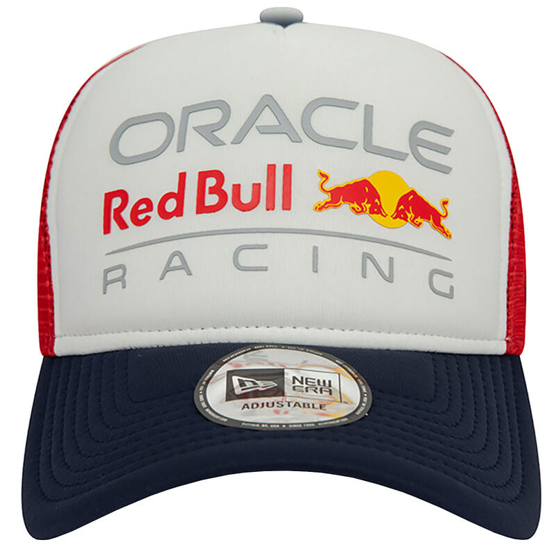 Férfi baseball sapka, New Era Seasonal Trucker Red Bull F1 Cap, fehér