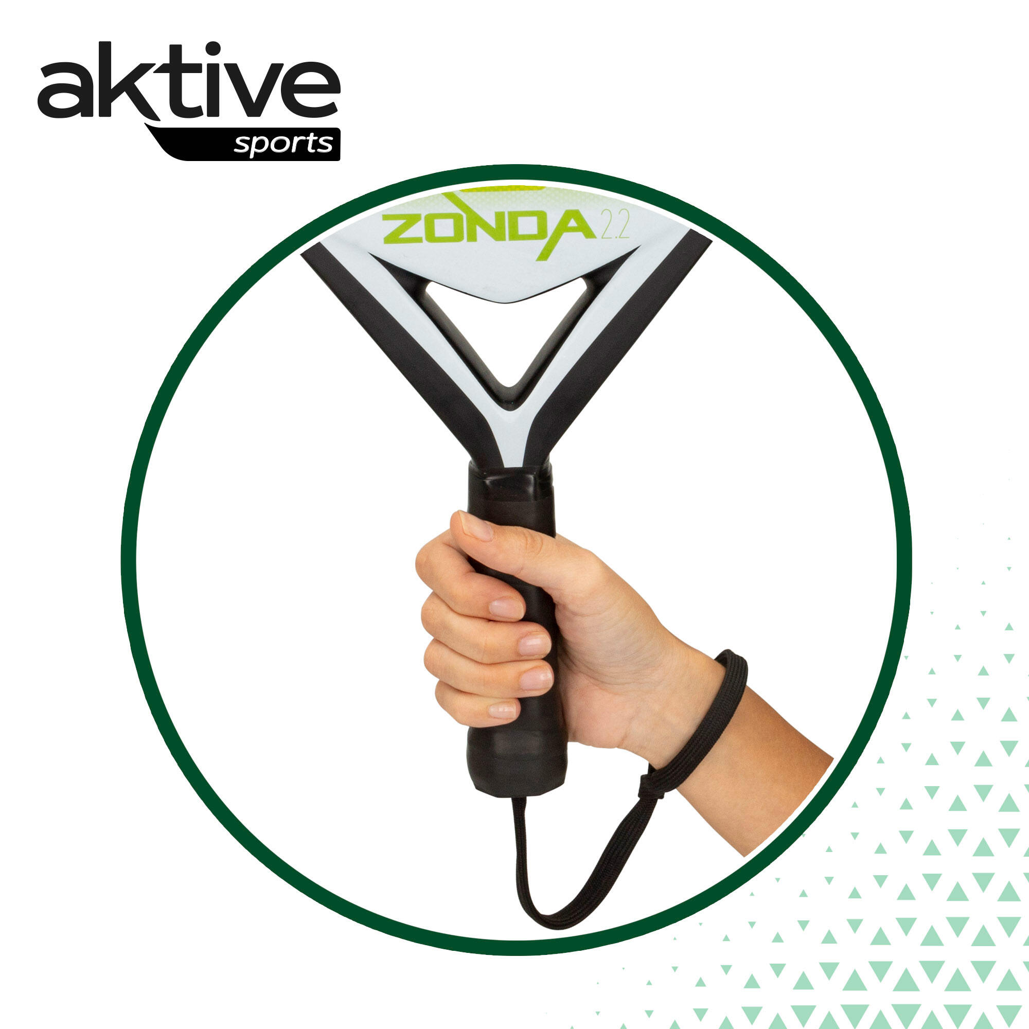 Pala de pádel nivel intermedio Aktive Zonda 2.2 Potencia-Control 3/7