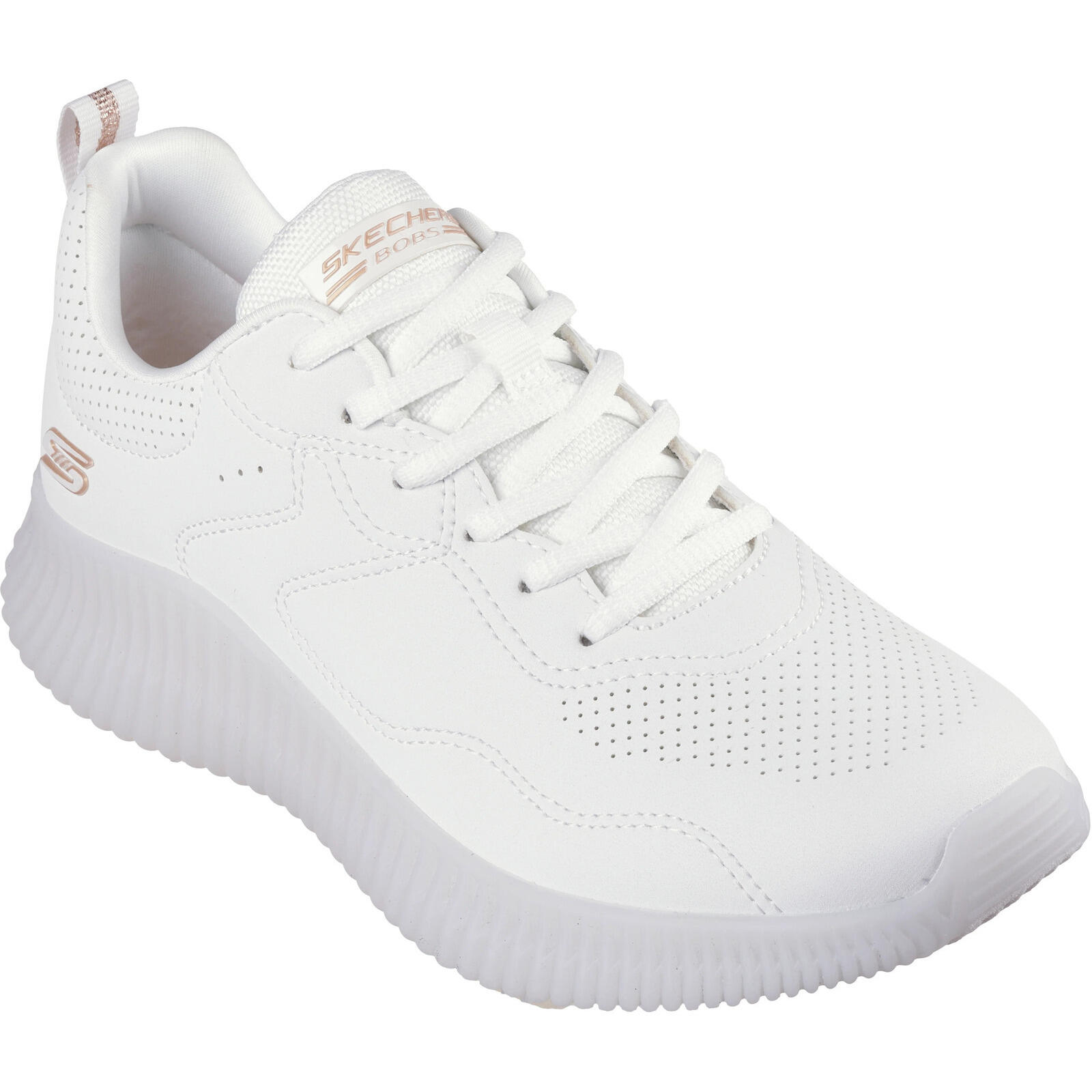 Baskets Skechers Bobs Geo How Marvelous, Blanc, Femmes 5/5