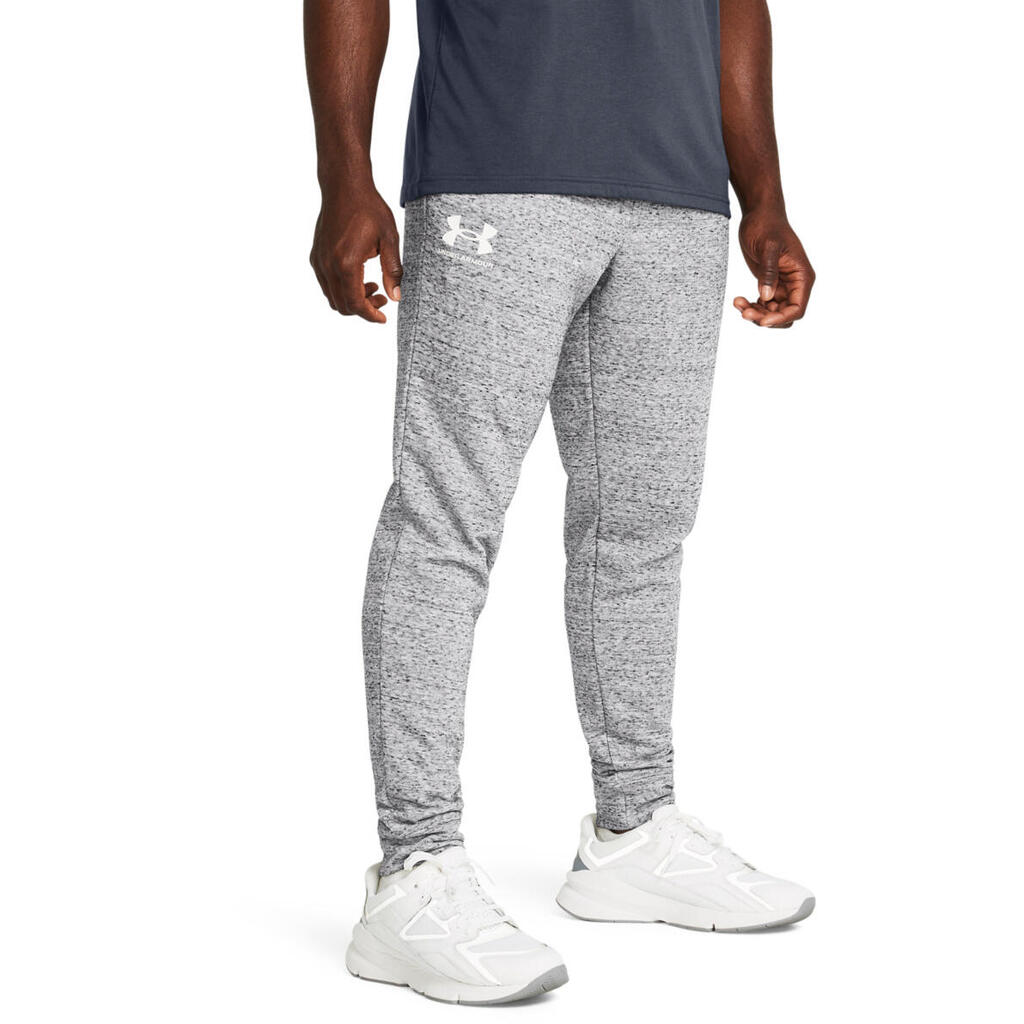 Pants Under Armour Rival Terry, Gray, Men
