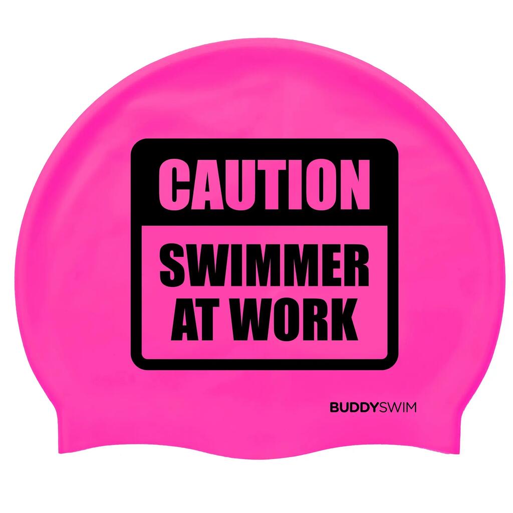Silicone Swim Cap Pink CSW