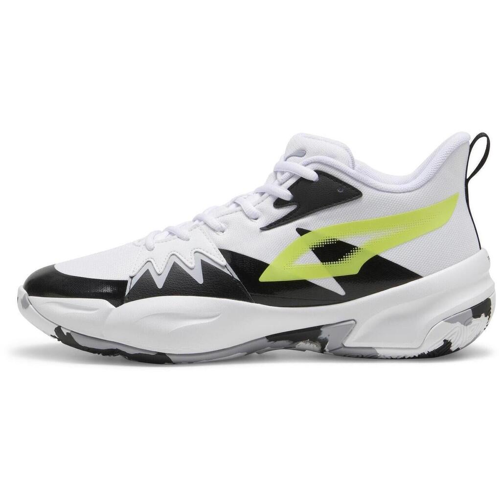 Sneakers Puma Genetics Puma White-Electric Lime, White, Unisex