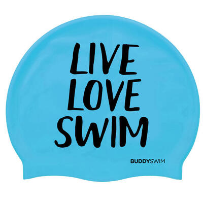 Cuffia in silicone Piscine o acque libere Buddyswim LLS Arancione