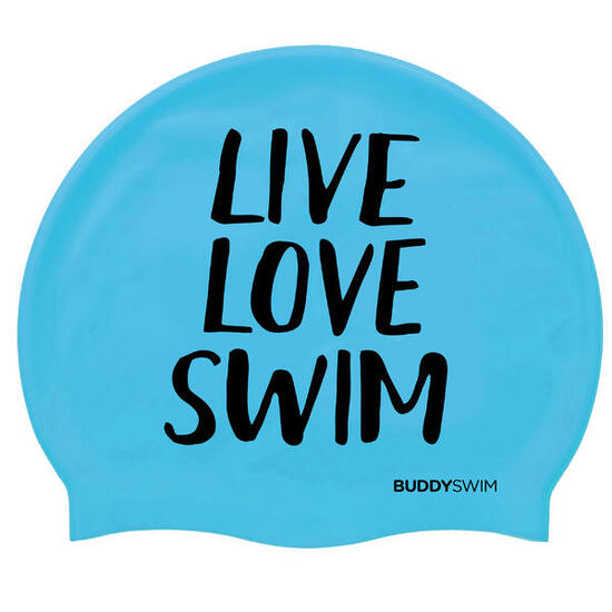 Cuffia in silicone Piscine o acque libere Buddyswim LLS Arancione
