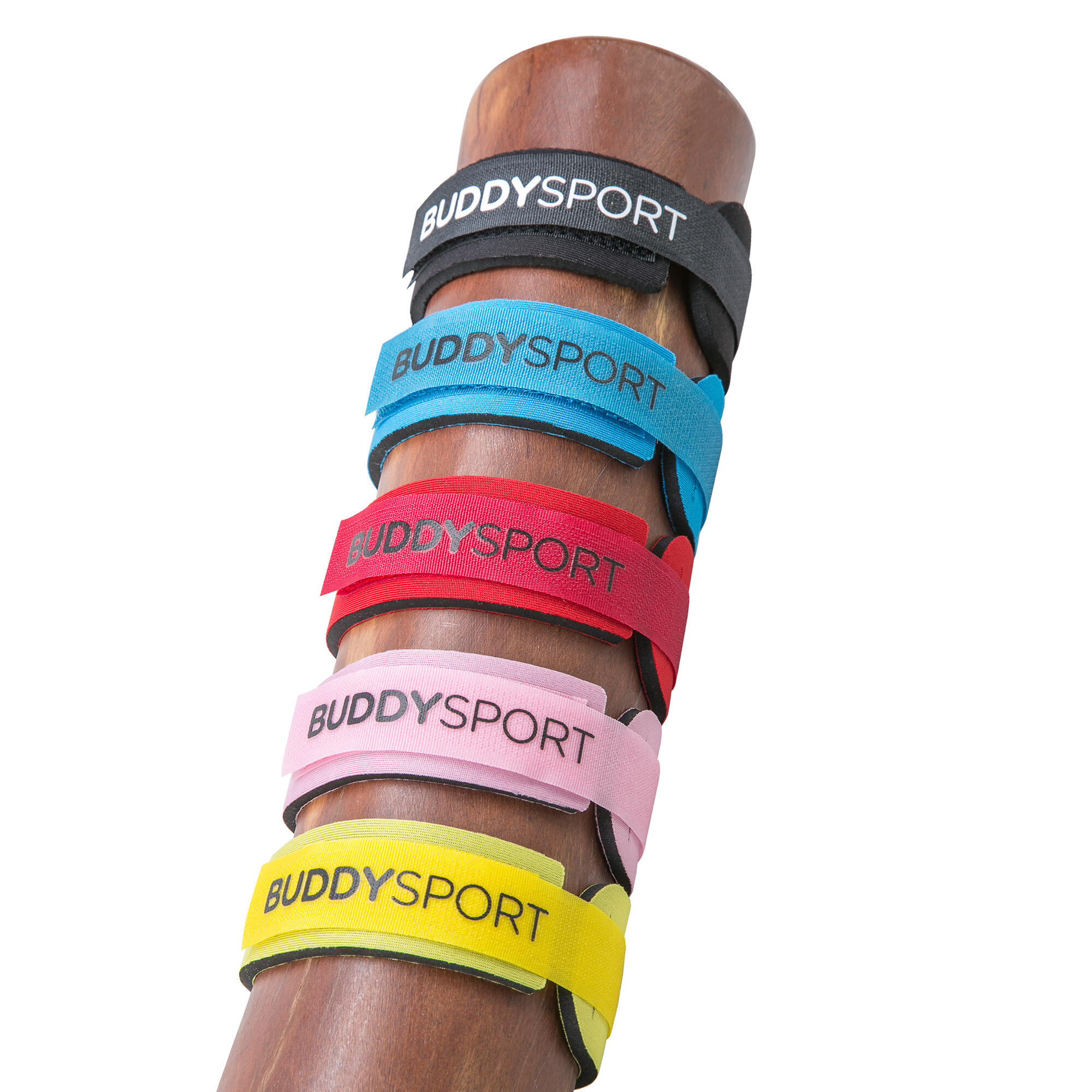 Porta chip da caviglia in neoprene Triathlon, corsa, ciclismo Buddyswim Nero 3/4