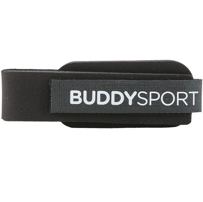 Porta chip da caviglia in neoprene Triathlon, corsa, ciclismo Buddyswim Nero 2/4