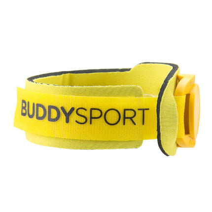 Porta Chip Triatlón Buddyswim neopreno tobillo amarillo