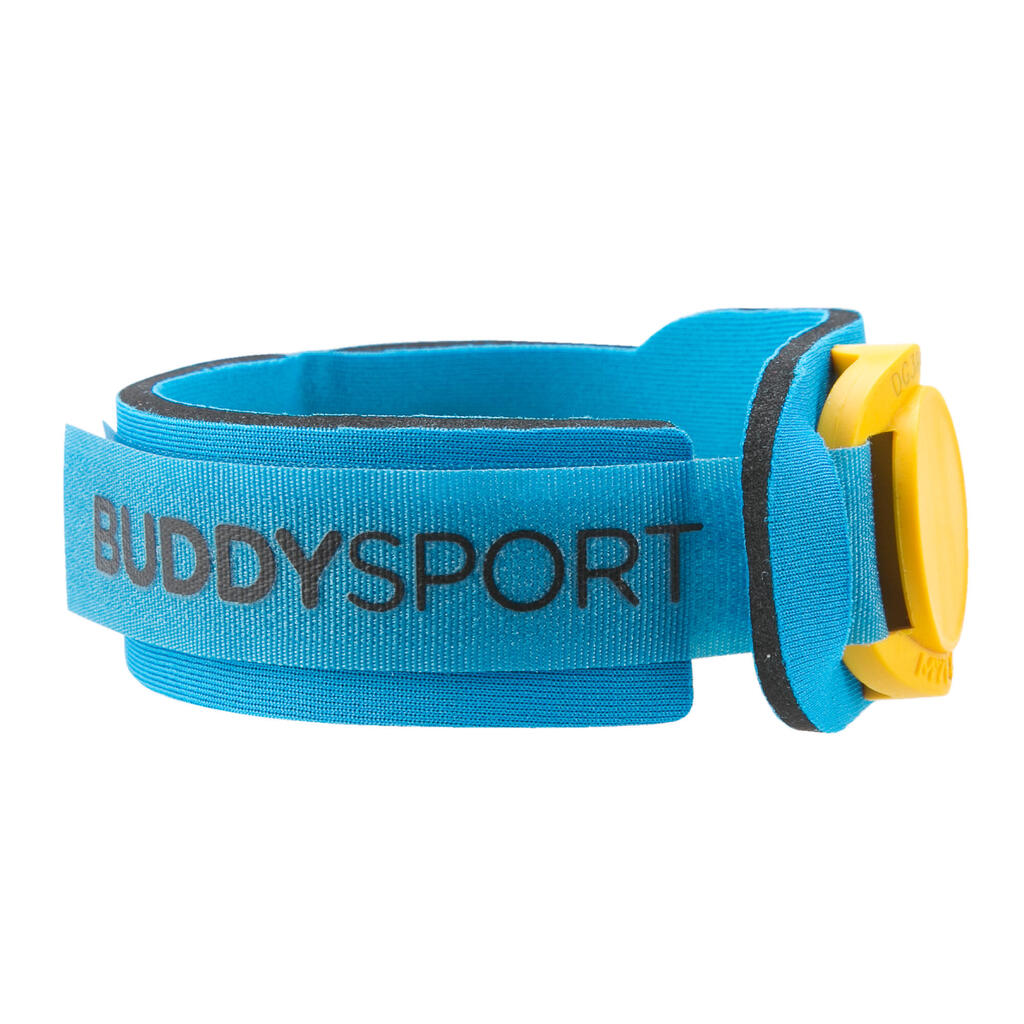 Buddyswim Neoprene Chip Holder for the Ankle – Triathlon, Running, Cycling Blue