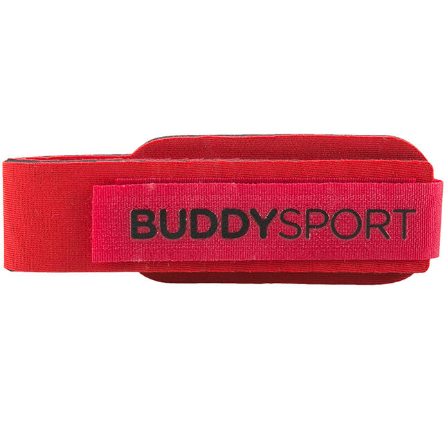 Porta chip da caviglia in neoprene Triathlon, corsa, ciclismo Buddyswim Rosso 2/4