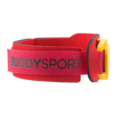 Porta Chip Triatlón Buddyswim neopreno tobillo amarillo