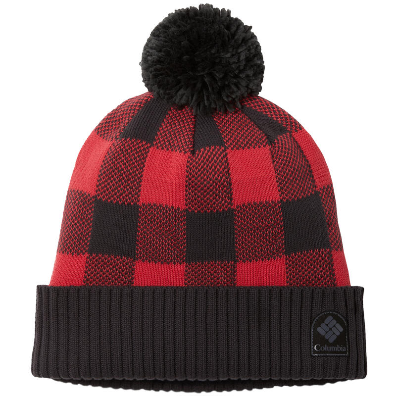 Uniszex sapkák, Columbia Palmer Peak Pom Beanie, piros