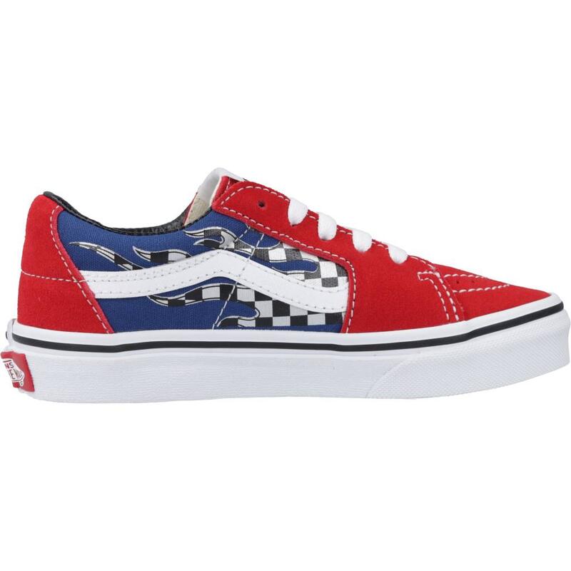 Zapatillas niño Vans Sk8-low Reflect Check Rojo