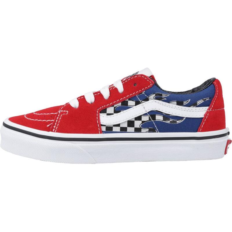 Zapatillas niño Vans Sk8-low Reflect Check Rojo