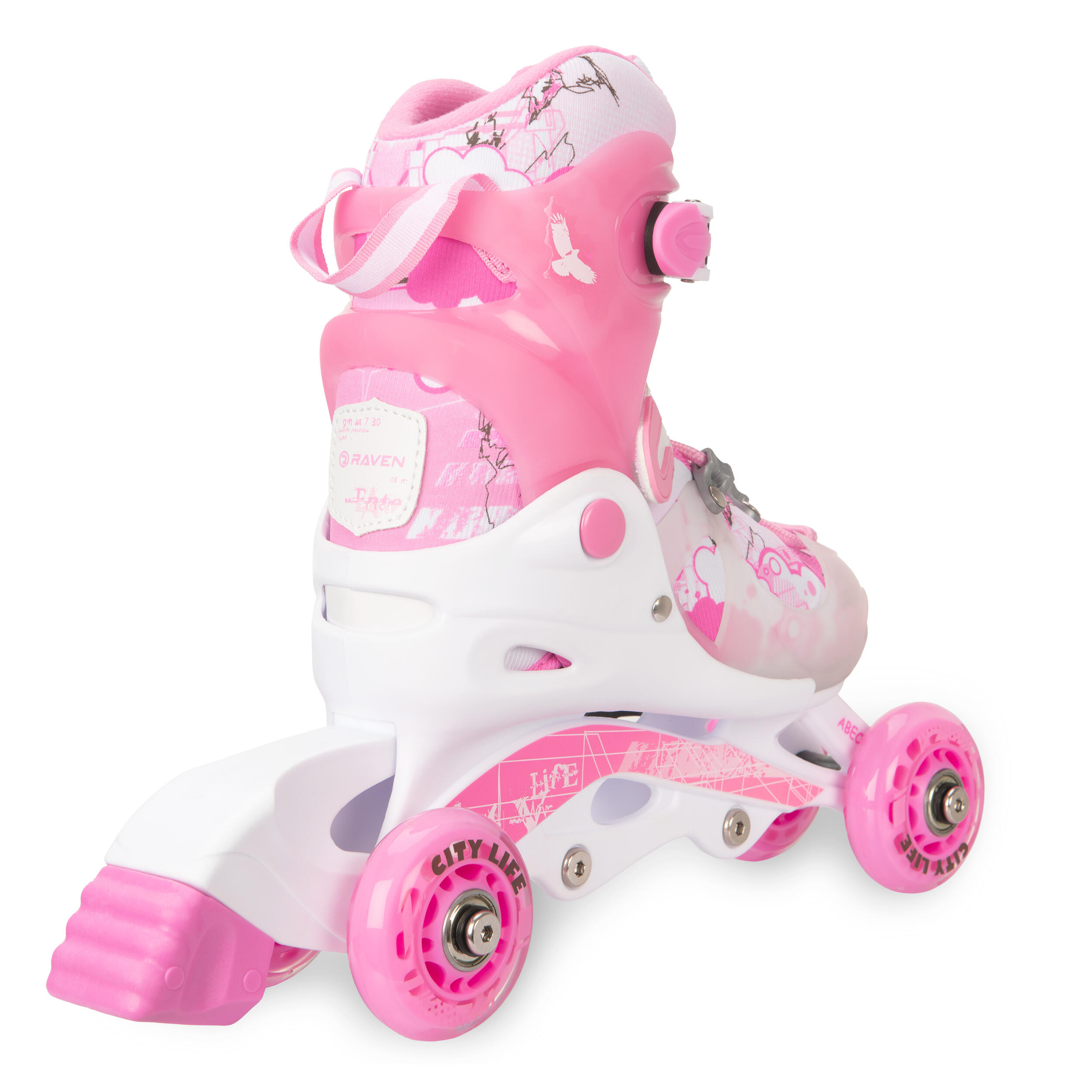 Patins em Linha ajustável 3-em-1 Raven Princess 7/7