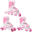 Patins em Linha ajustável 3-em-1 Raven Princess