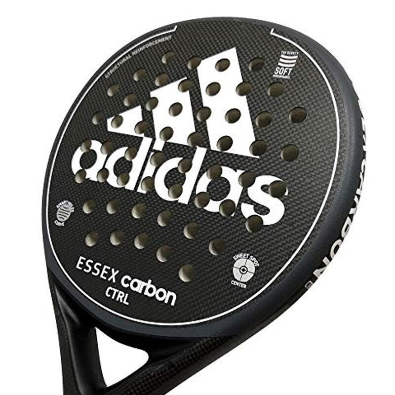 PALA PÁDEL ADIDAS ESSEX CTRL BLACK WHITE