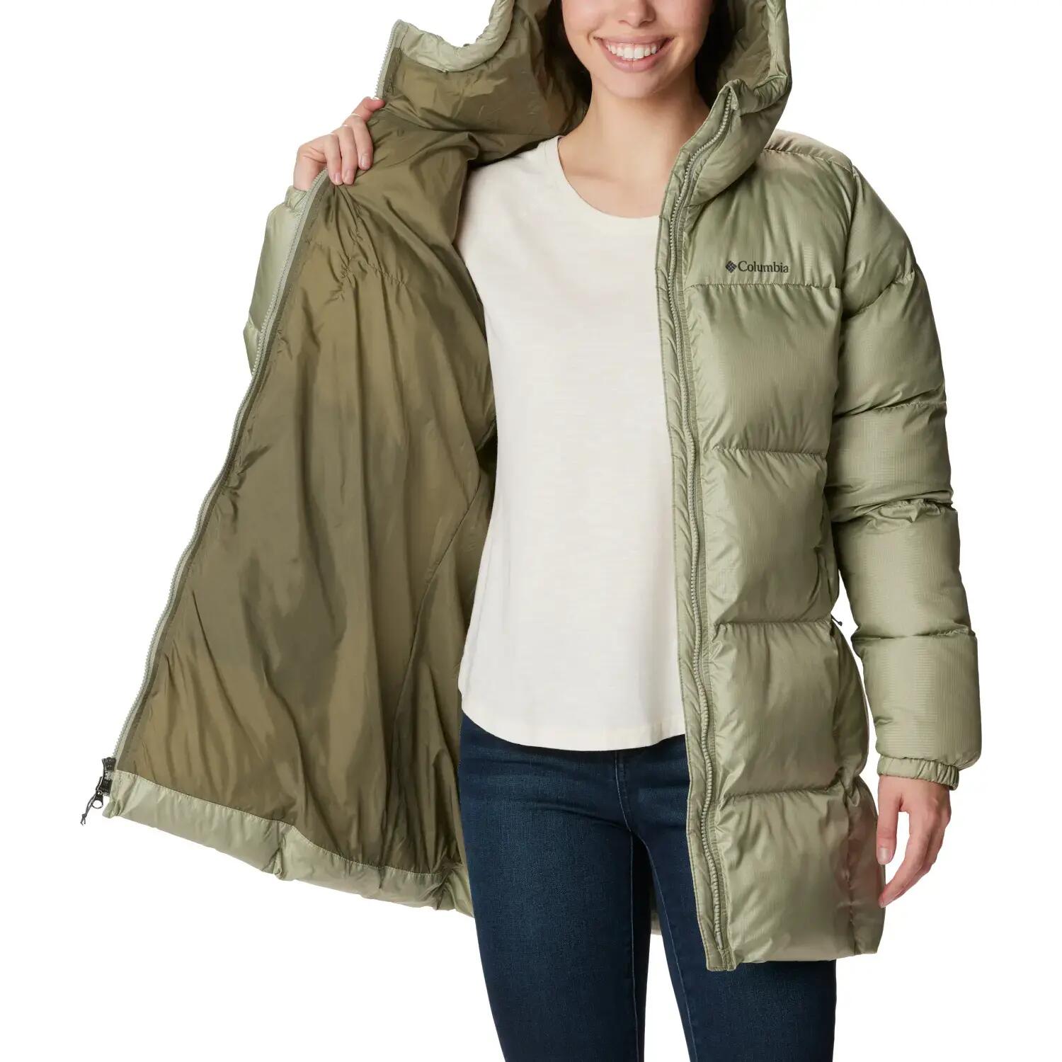 Kurtka sportowa damska Columbia Puffect Mid Hooded Jacket 2/4