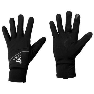 Paar odlo intensity cover safety light handschoenen zwart unisex