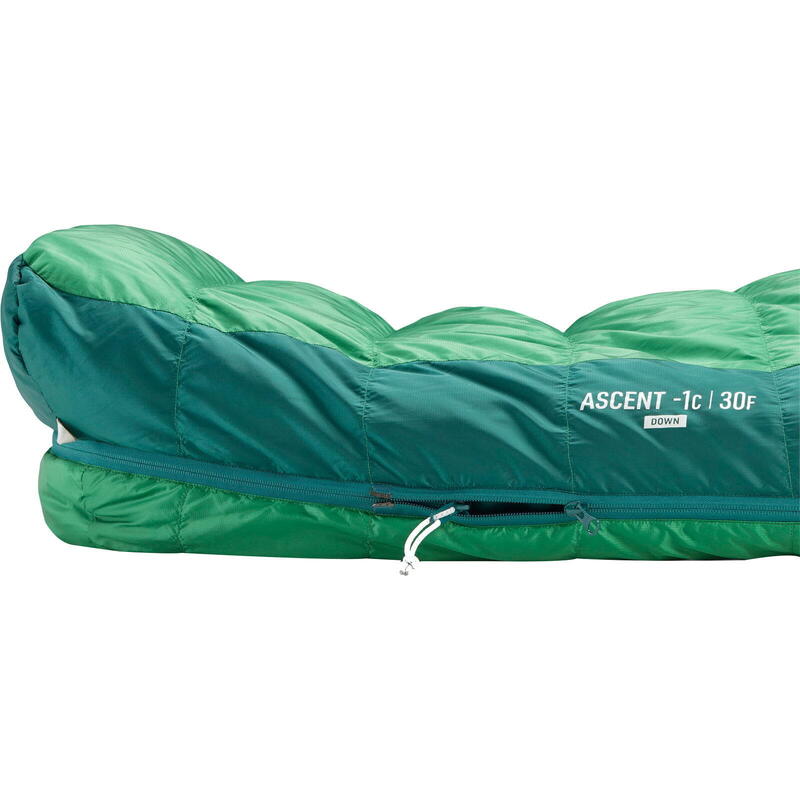 Daunen-Schlafsack Ascent -1C/30F rain forest green