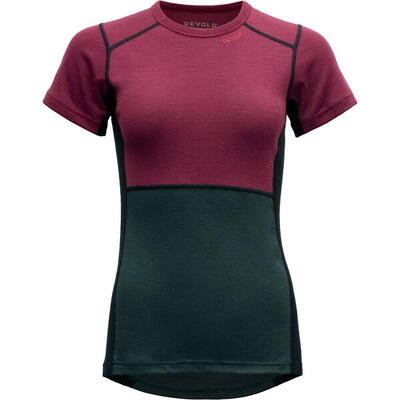 Funktionsshirt Lauparen Merino 190 T-Shirt Wmn beetroot-woods-ink
