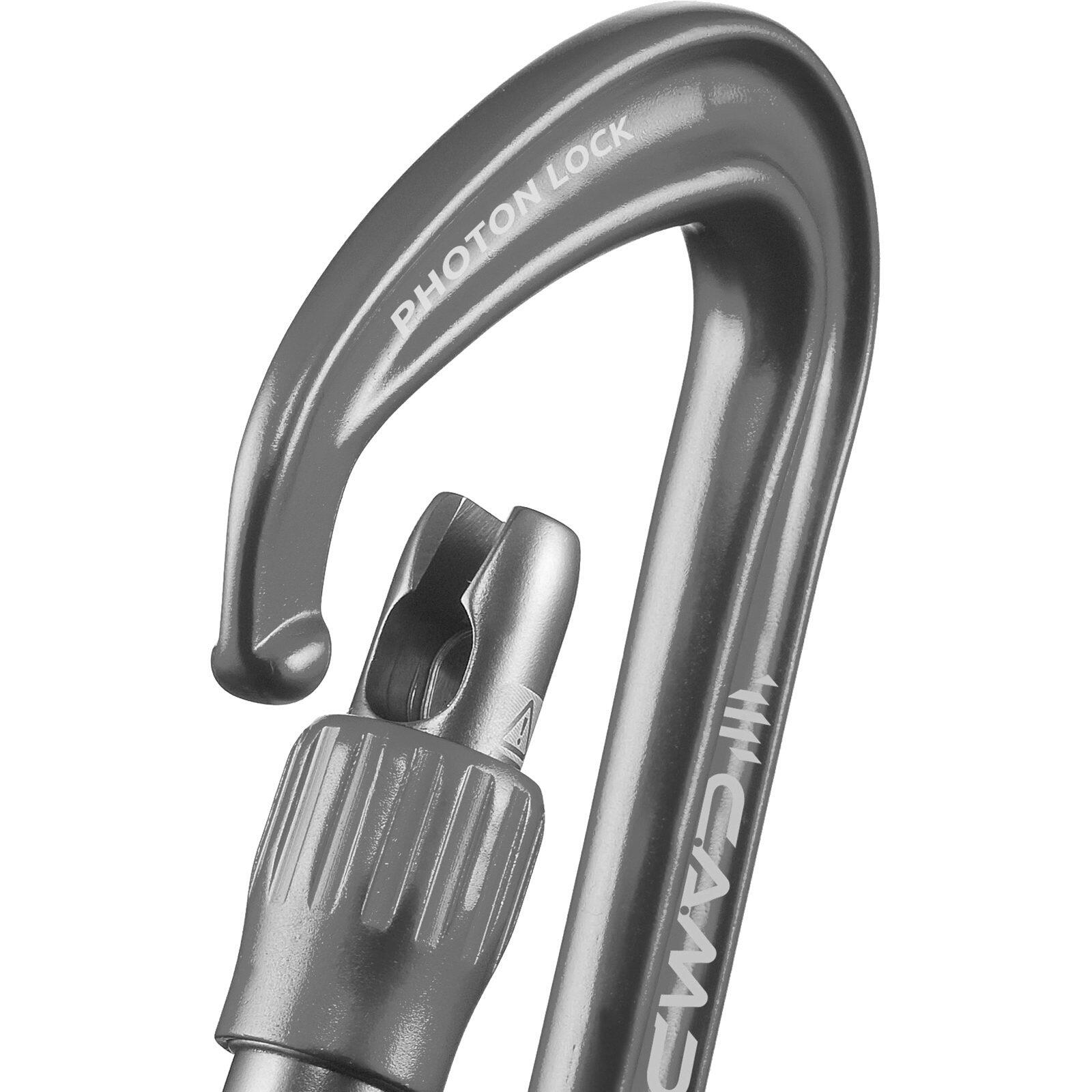 Karabiner Camp Photon Lock x3 - aleación ligera, cierre seguro, anticorrosión 2/3