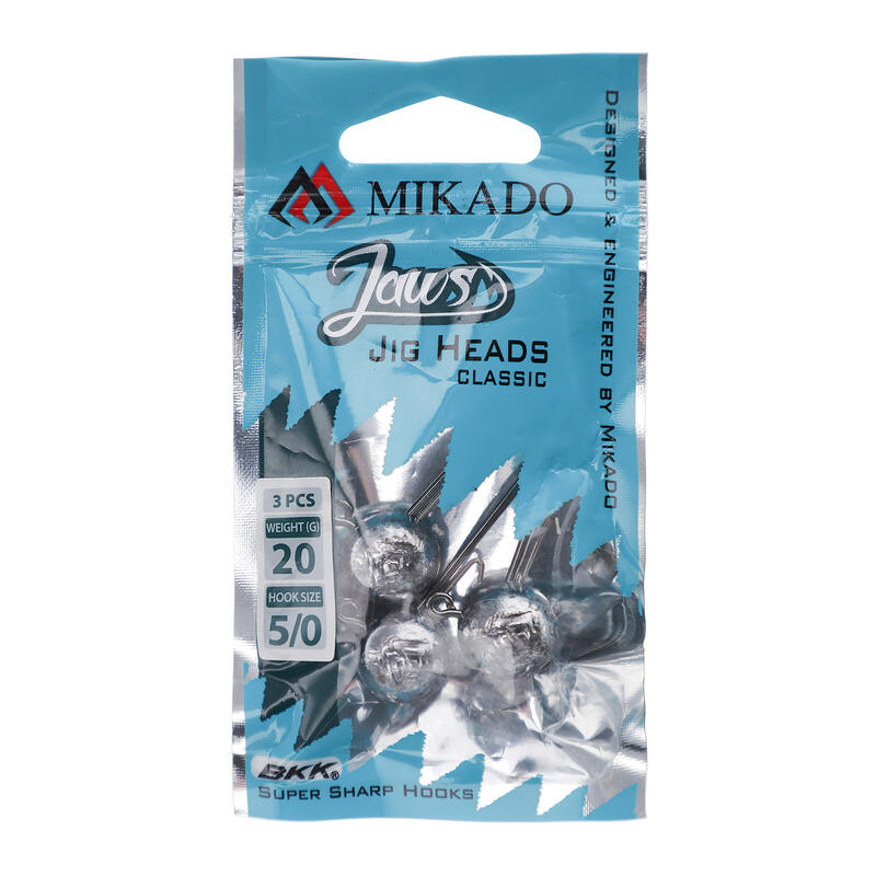 Mikado Jaws Classic Jig Head 25g 3uds.