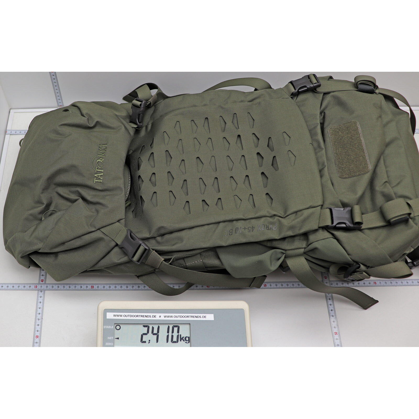 Bushcraftrucksack Pyrox 45+10 BC black 5/7