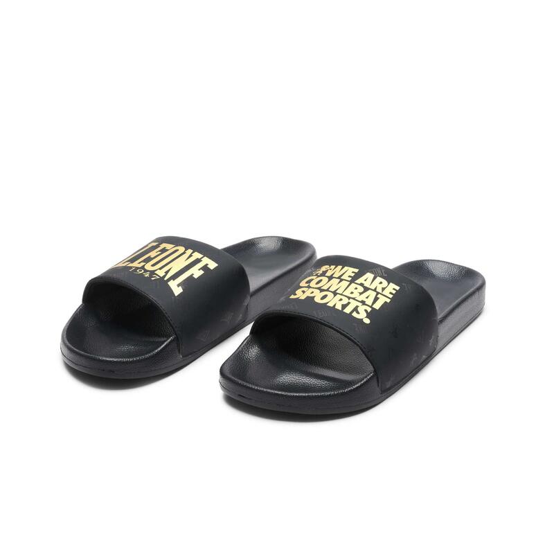 Chanclas Gimnasio Piscina Leone 1947 DNA negro