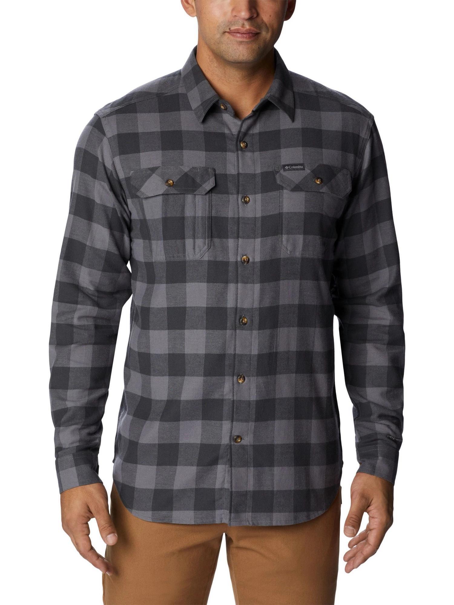 COLUMBIA Langarmhemd Flare Gun Stretch Flannel Herren - grau
