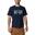 Kurzarm-Sportshirt Men'S Sun Trek Short Sleeve Graphic Tee Herren - blau