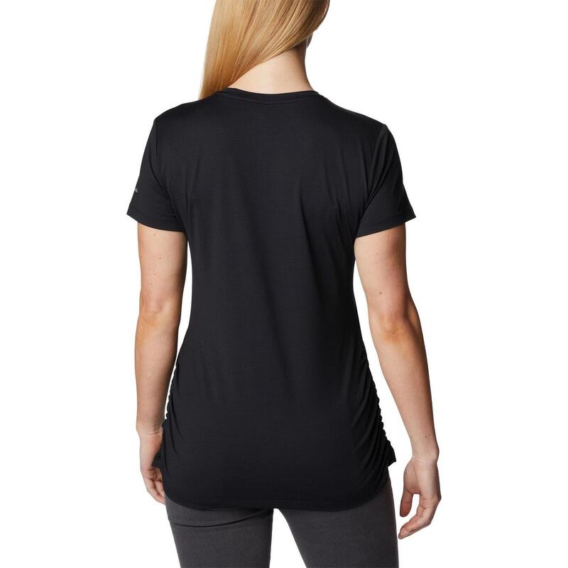 Kurzarm-Sportshirt Leslie Falls Short Sleeve Shirt Damen - Schwarz