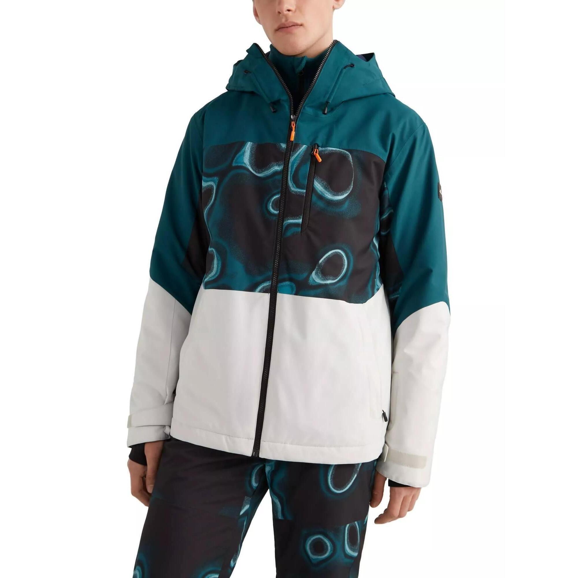 O'Neill - O'Neill O'Neill Manteaux Carbon Jacket  Hommes Deep Teal Colour Block - Veste - Bleu|noir|vert - Xl [court] - Decathlon