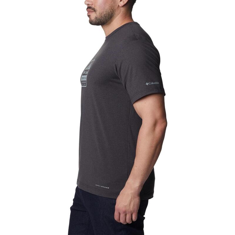 Koszulka sportowa z krótkim rękawem Tech Trail Front Graphic SS Tee - czarna