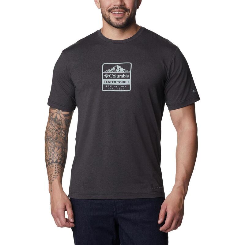 Koszulka sportowa z krótkim rękawem Tech Trail Front Graphic SS Tee - czarna