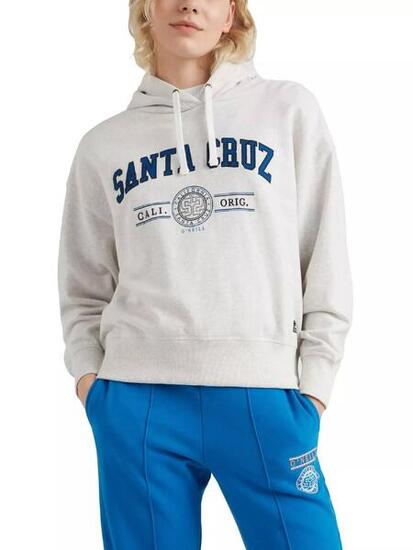 Kapuzenpullover Surf State Hoodie Damen - weiß