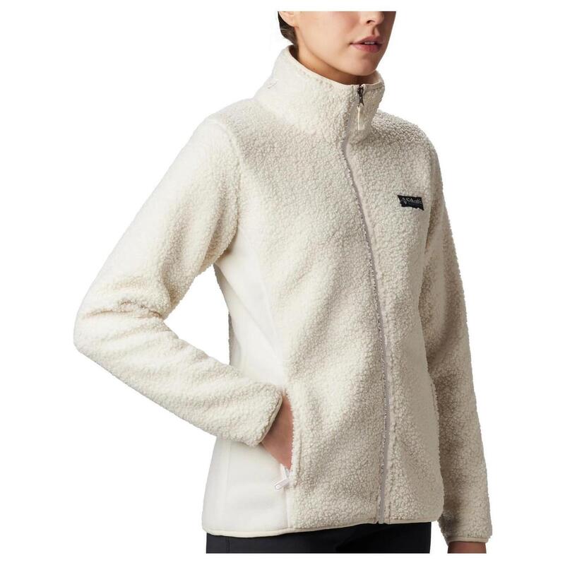 Fleecepullover Panorama Full Zip Damen - sand