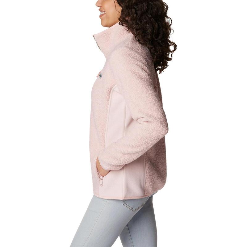 Fleecepullover Panorama Full Zip Damen - rosa