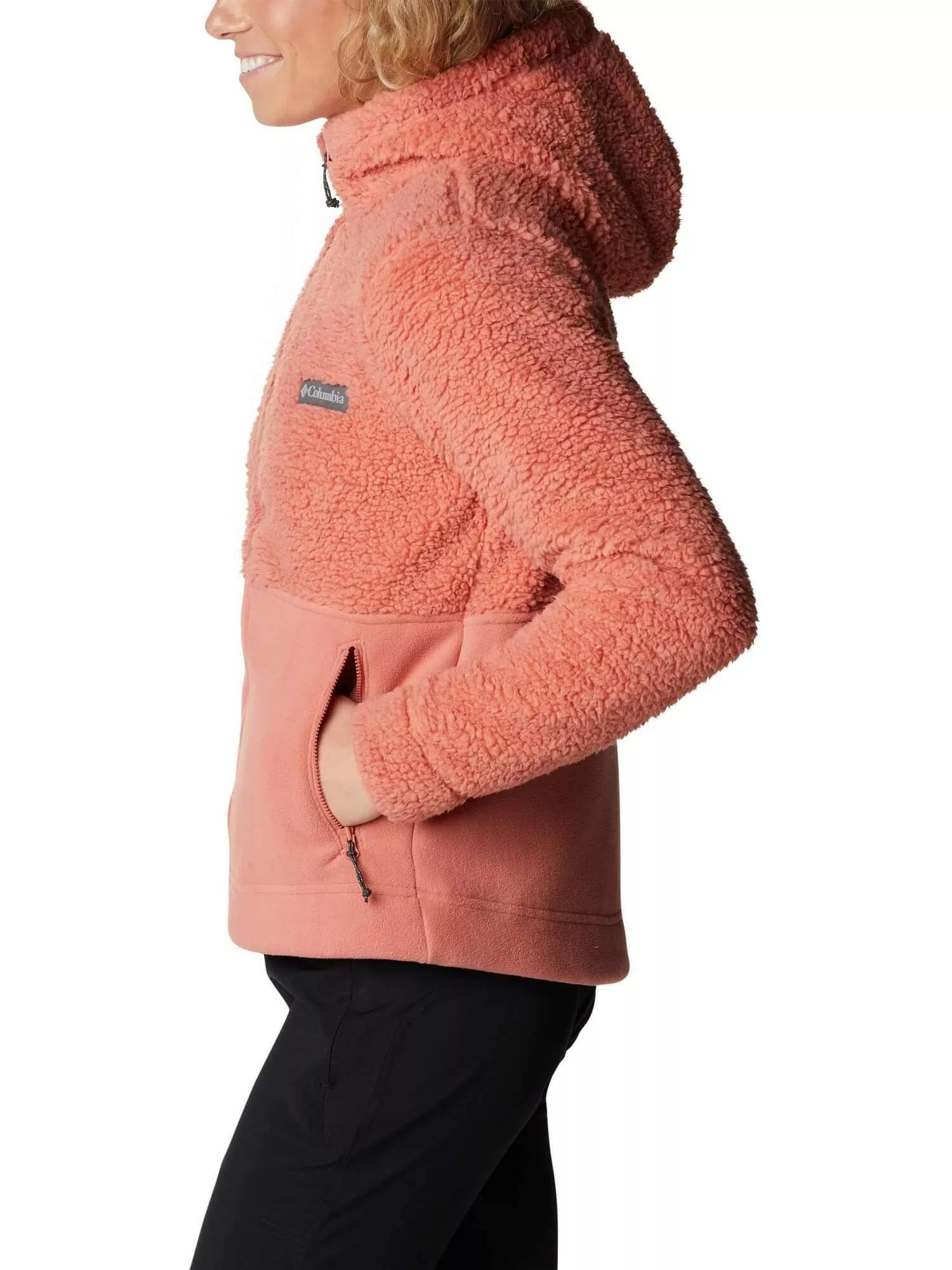 Damska kurtka Columbia Winter Pass Sherpa Hooded z kapturem i zamkiem błyskawicz 3/5