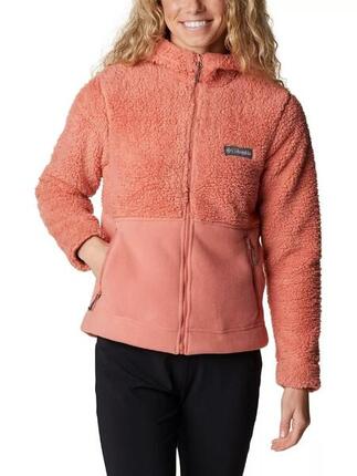 Damska kurtka Columbia Winter Pass Sherpa Hooded z kapturem i zamkiem błyskawicz