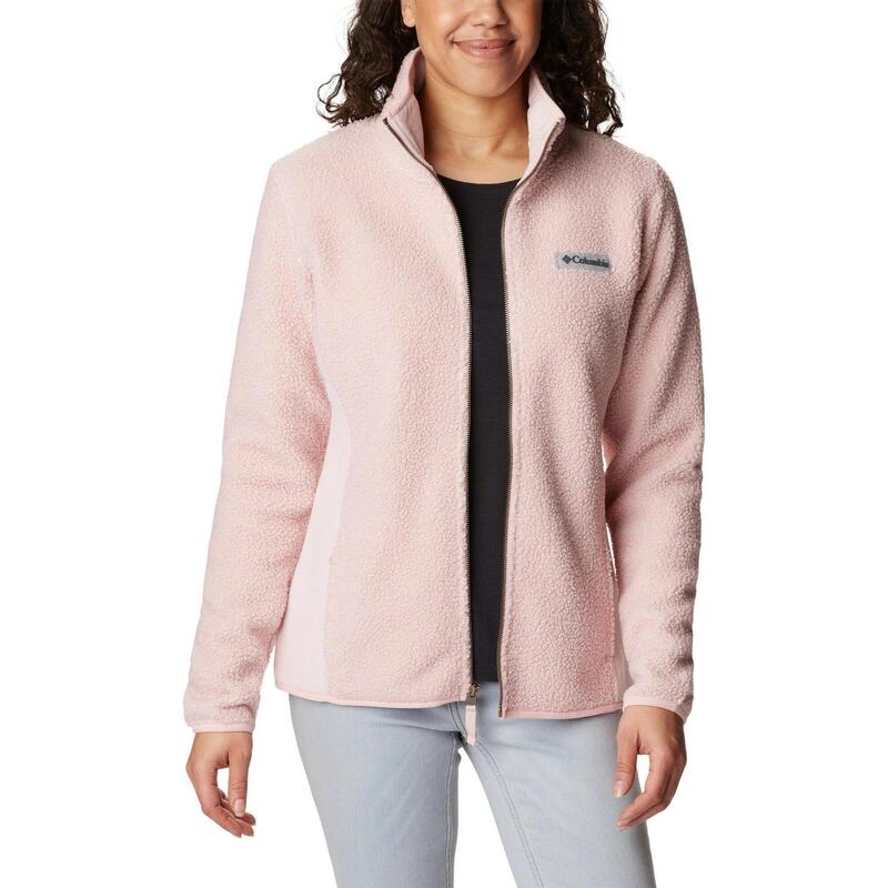 Fleecepullover Panorama Full Zip Damen - rosa