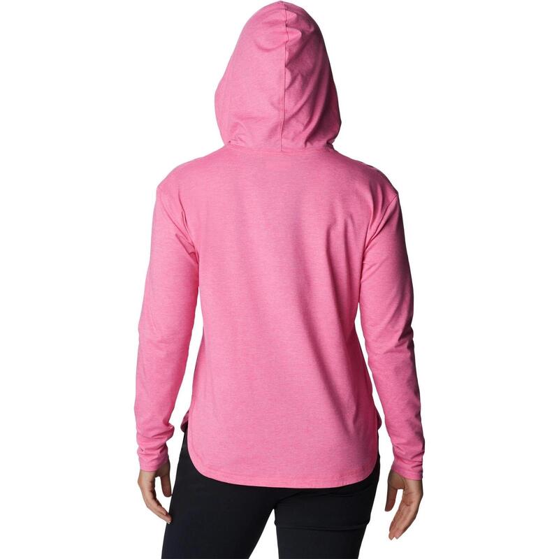 Kapuzenpullover Sun Trek Hooded Pullover Damen - magenta