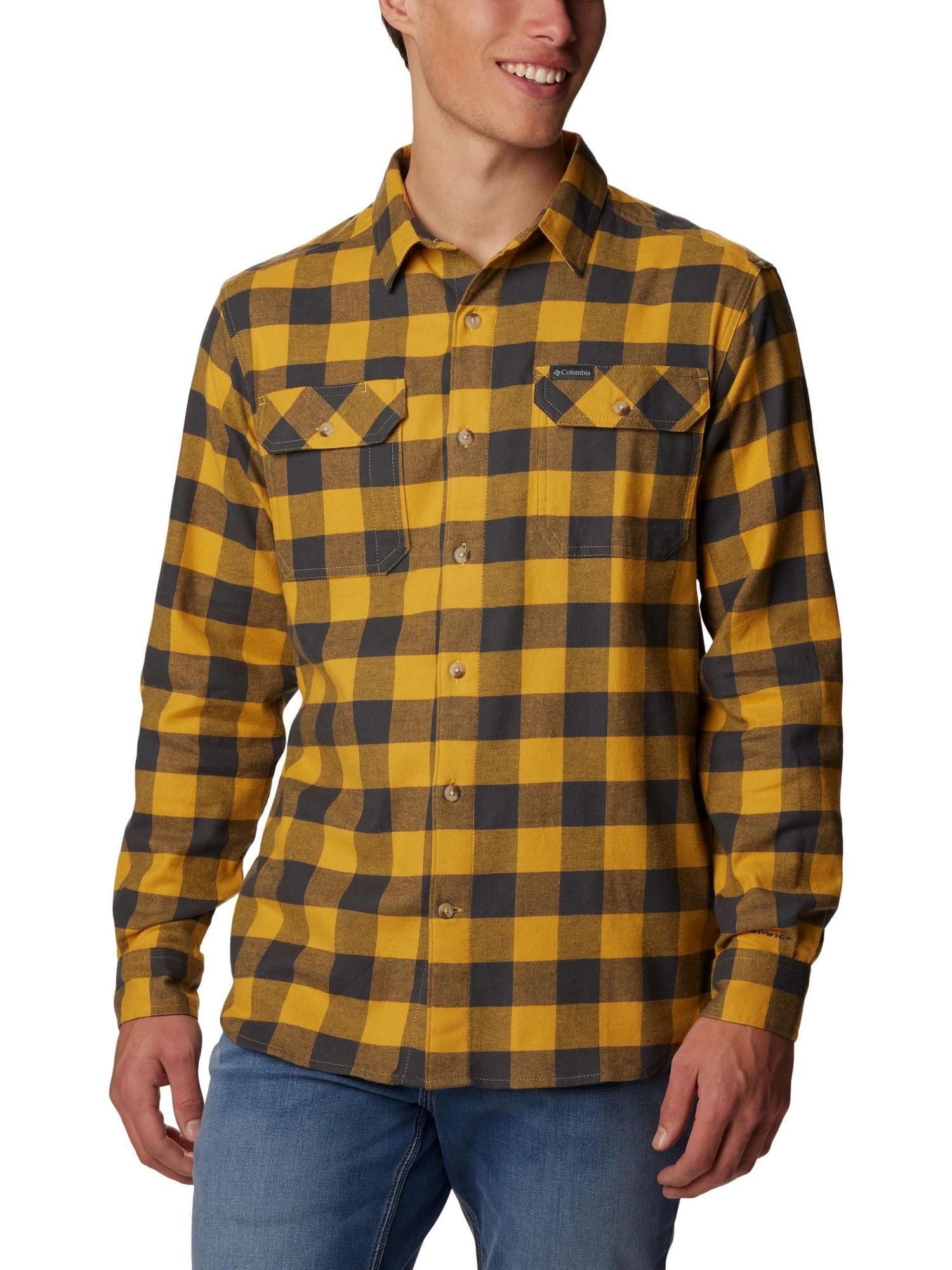 COLUMBIA Langarmhemd Flare Gun Stretch Flannel Herren - gelb