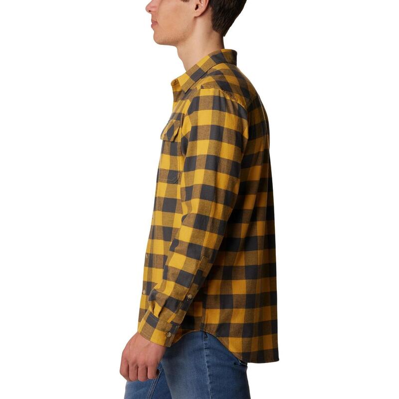 Langarmhemd Flare Gun Stretch Flannel Herren - gelb