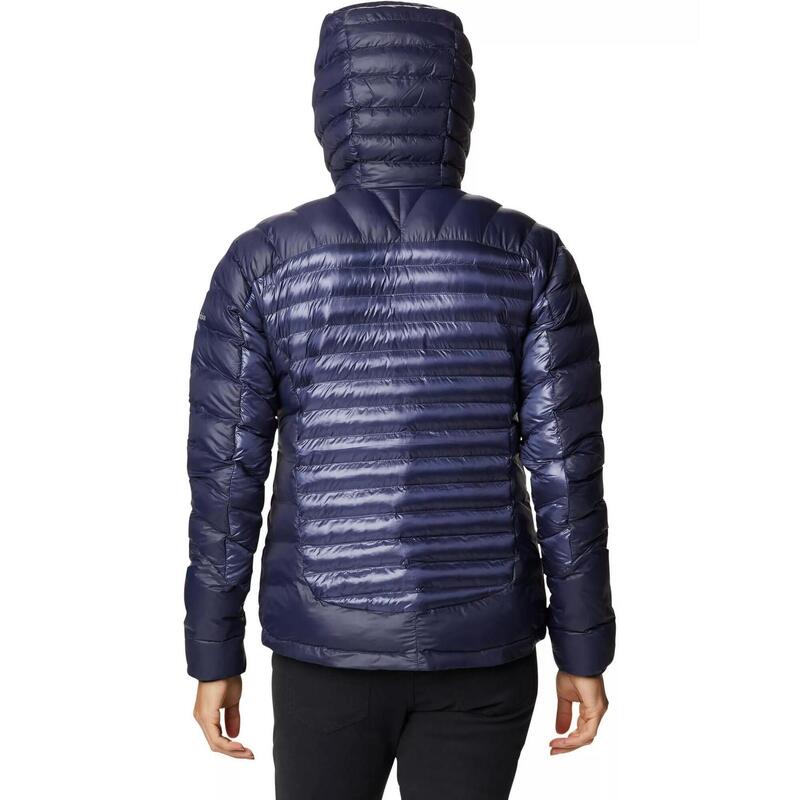 Wintermantel Labyrinth Loop Hooded Jacket Damen - blau