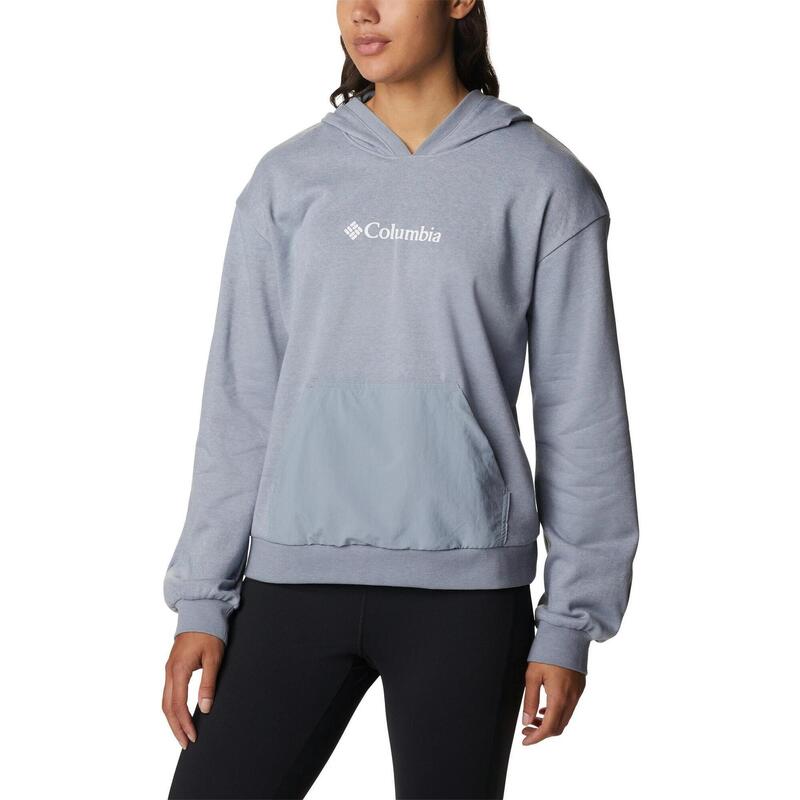 Columbia Logo III French Terry Hoodie bluza z kapturem - szary