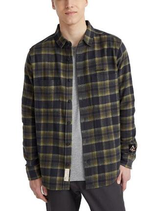Langarmhemd O'Neill Trvlr Series Flannel Check Shirt Herren - dunkelblau